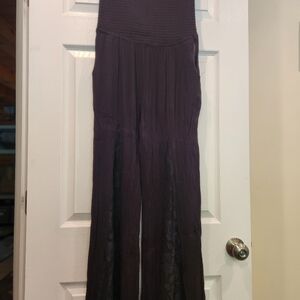 Womens jumpsuit with lace detail